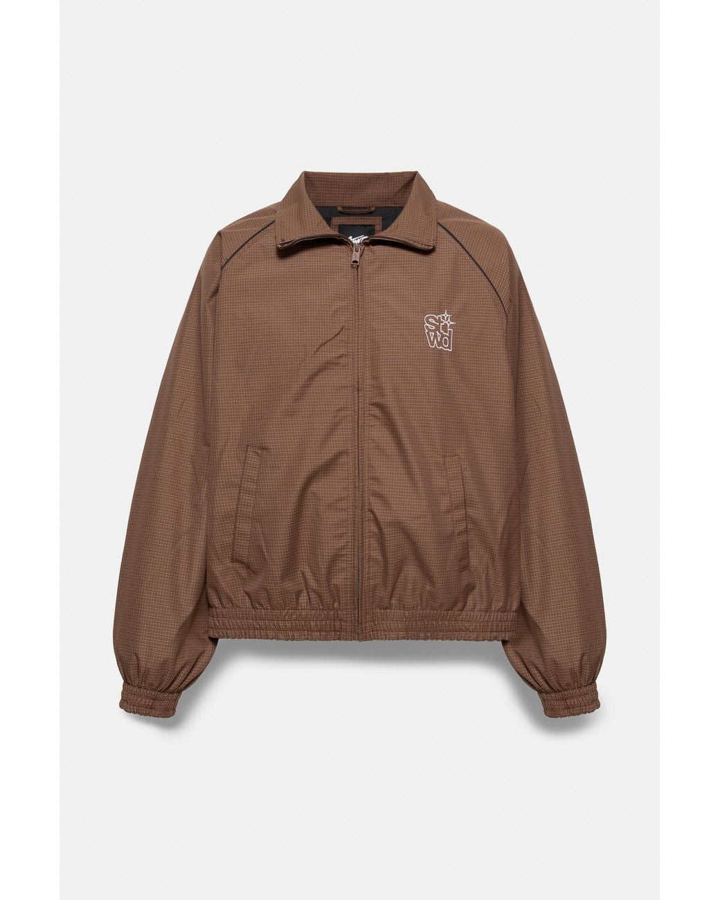 Pull&Bear Brown Stwd Check Jacket for men