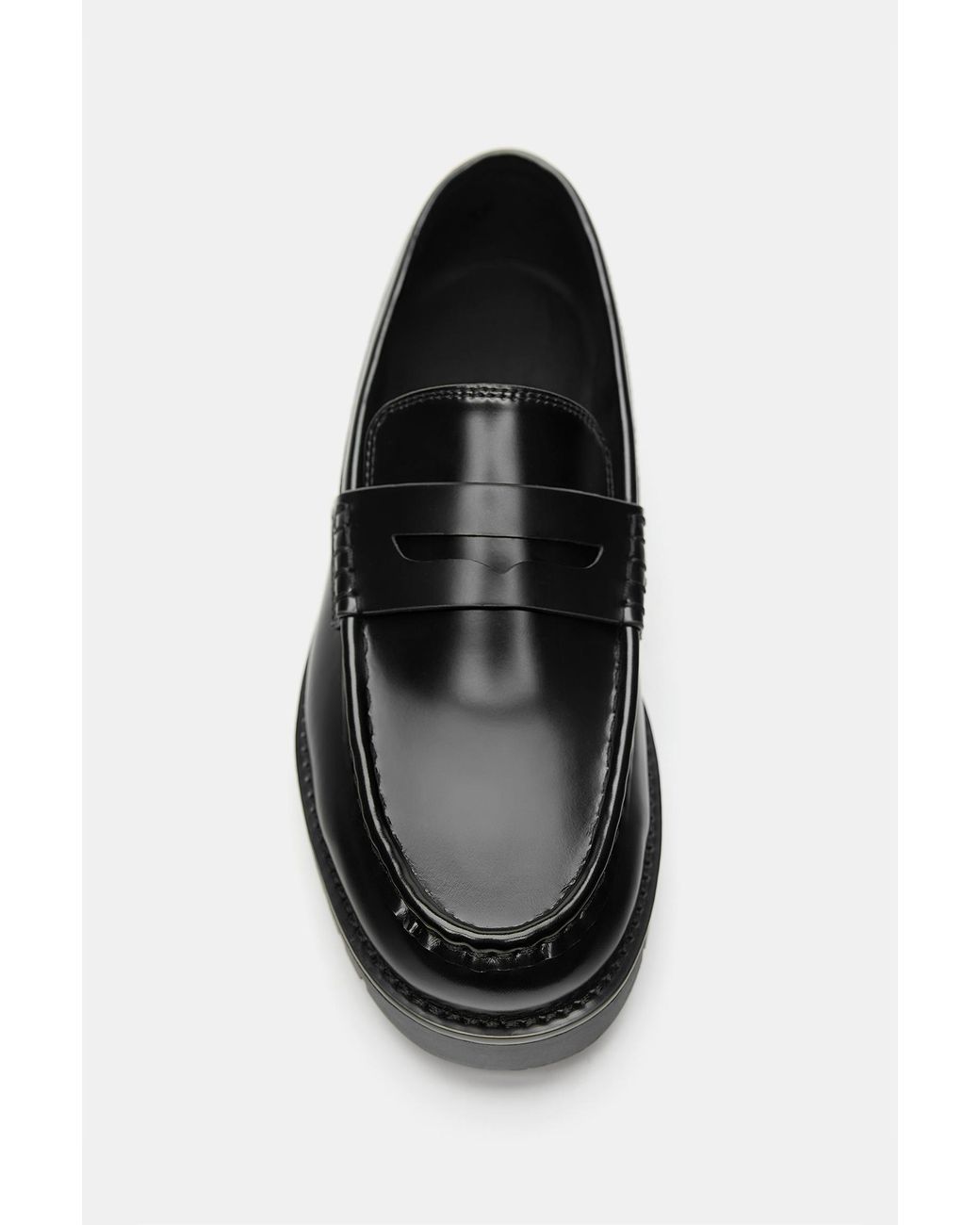 Pull&Bear Black Casual Loafers for men