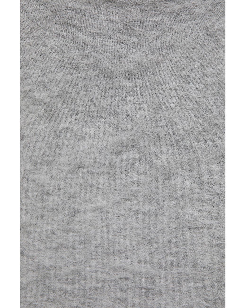 Pull&Bear Gray Short Sleeve Perkins-Neck Jumper