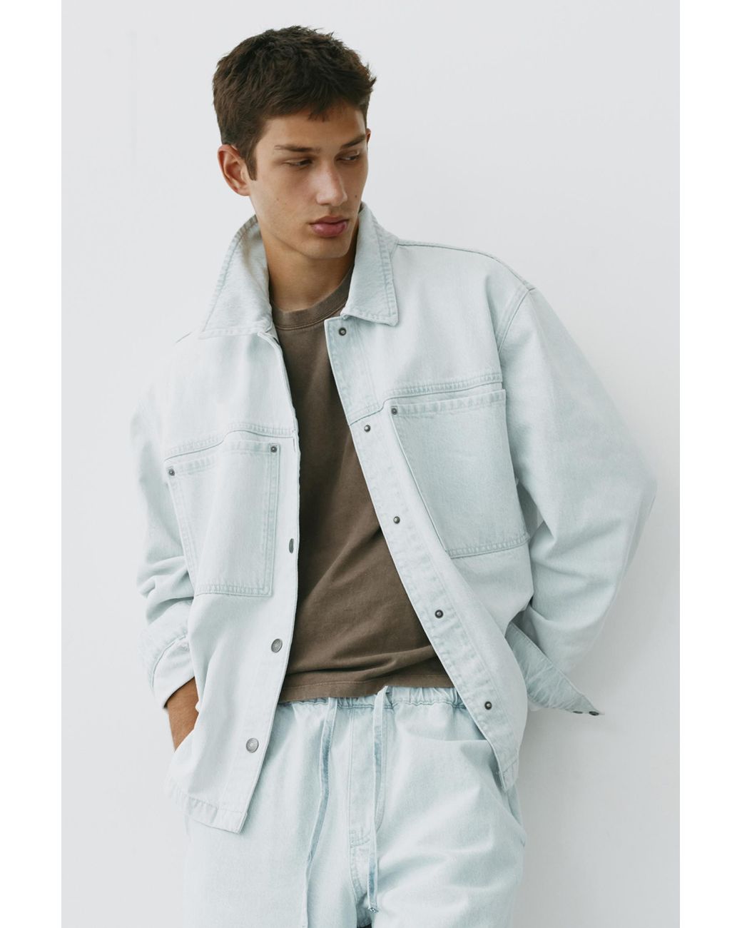 Giacca Camicia di Pull&Bear in Multicolor da Uomo
