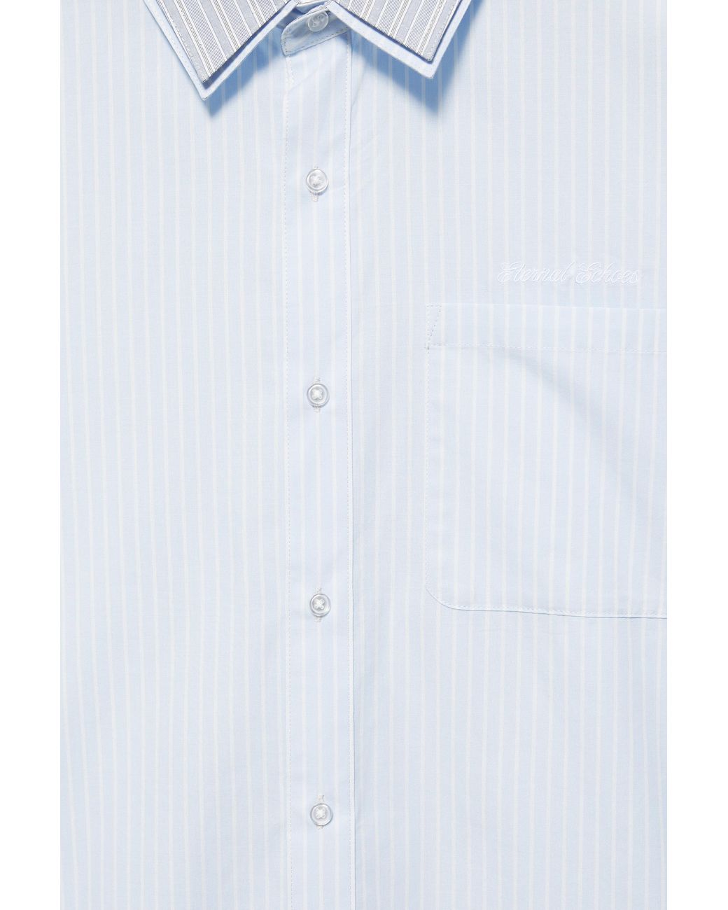 Chemise Rayée Double Manches Pull&Bear pour homme en coloris Blue