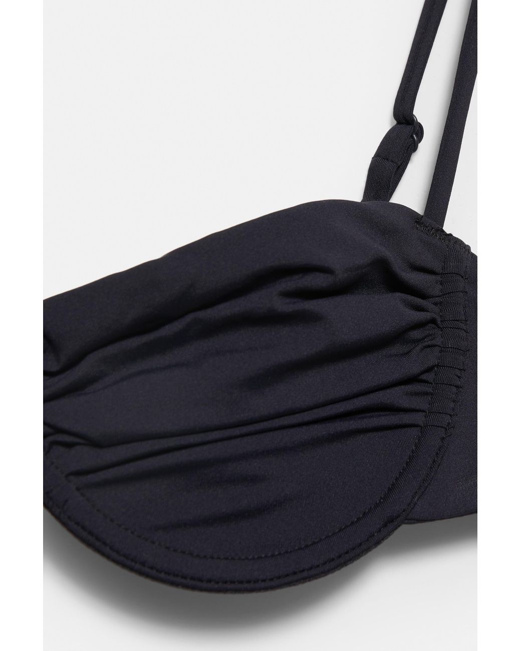 Pull&Bear Black Balconette Bikini Top