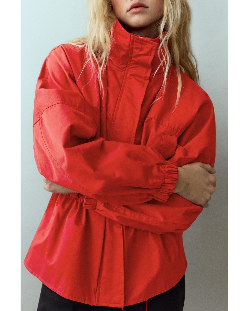 Pull&Bear Waist-Gathered Jacket