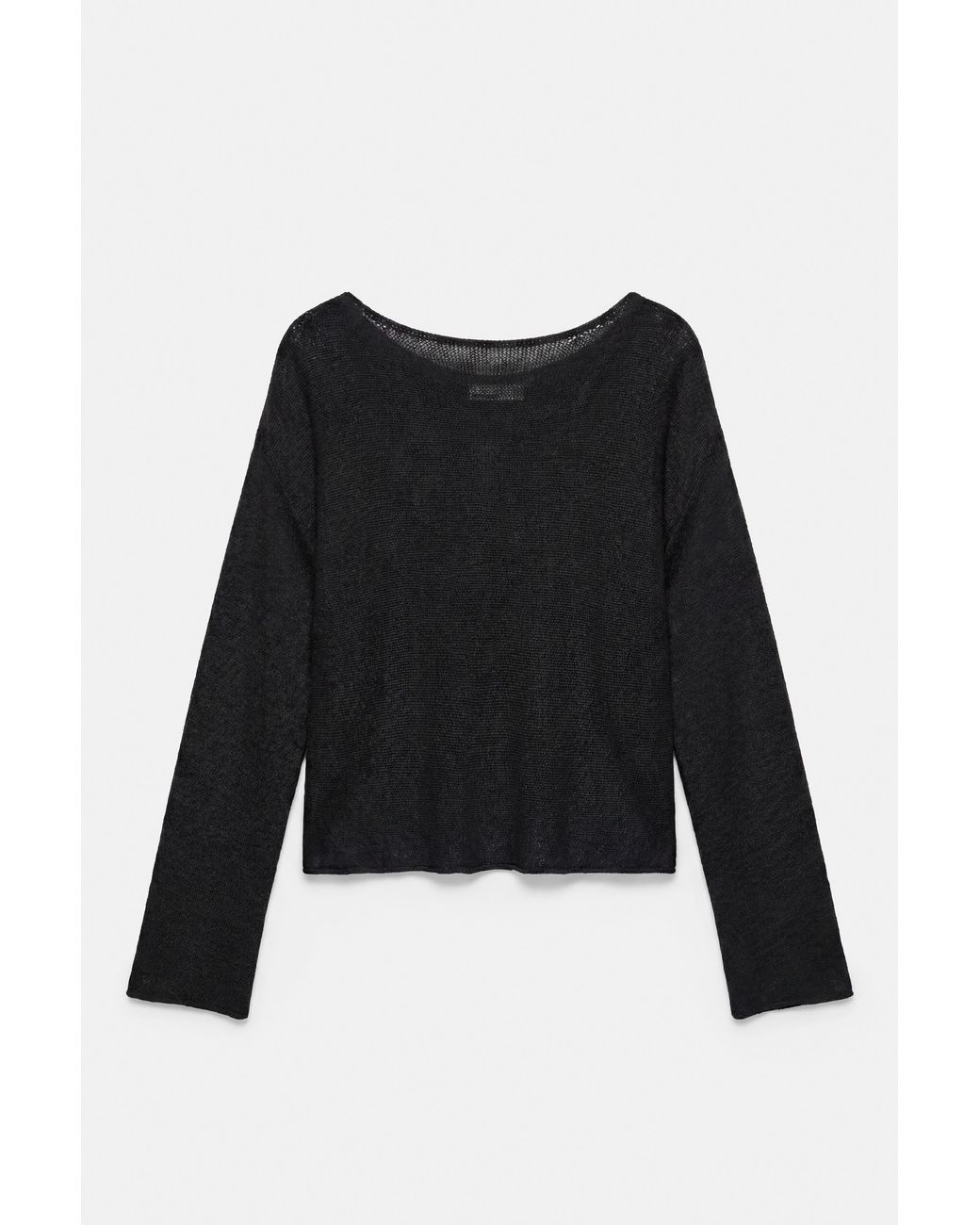 Pull&Bear Black Feinstrickpullover
