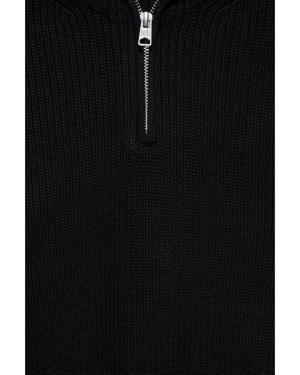 Pull Col Zippé Pull&Bear pour homme en coloris Black