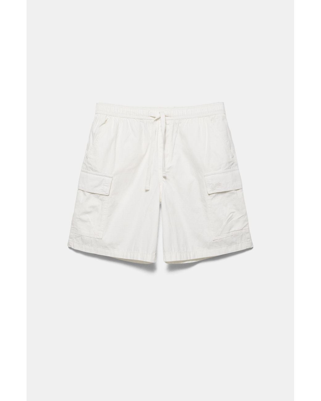 Pull&Bear Cargo-Bermudashorts Aus Ripstop in Green für Herren