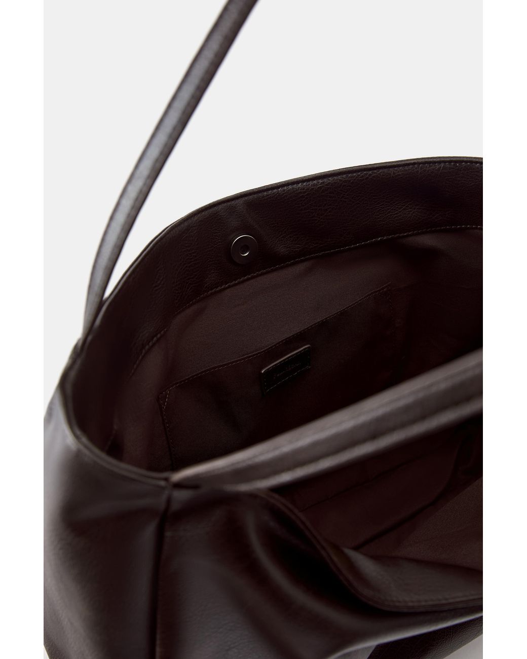 Pull&Bear Black Detail Tote Bag