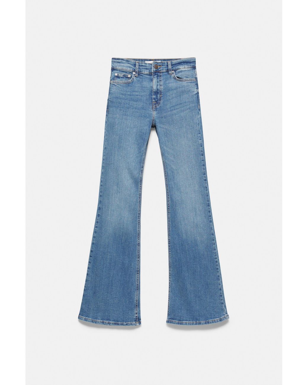 Jean Skinny Flare Pull&Bear en coloris Blue