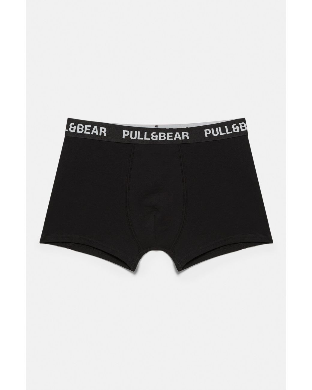Pull&Bear Black Pack Of 3 Boxers for men