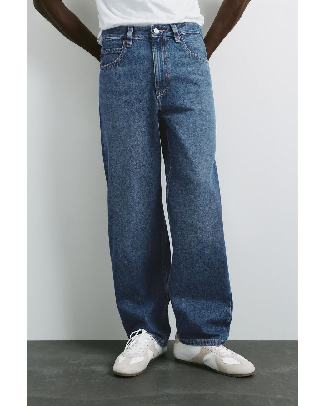 Jeans Baggy di Pull&Bear in Blue da Uomo