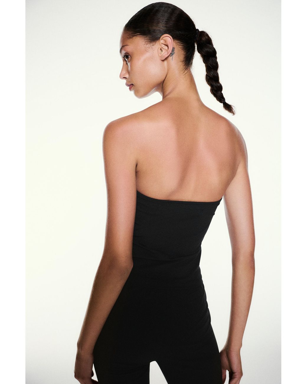 Pull&Bear Blue Studded Bandeau Top