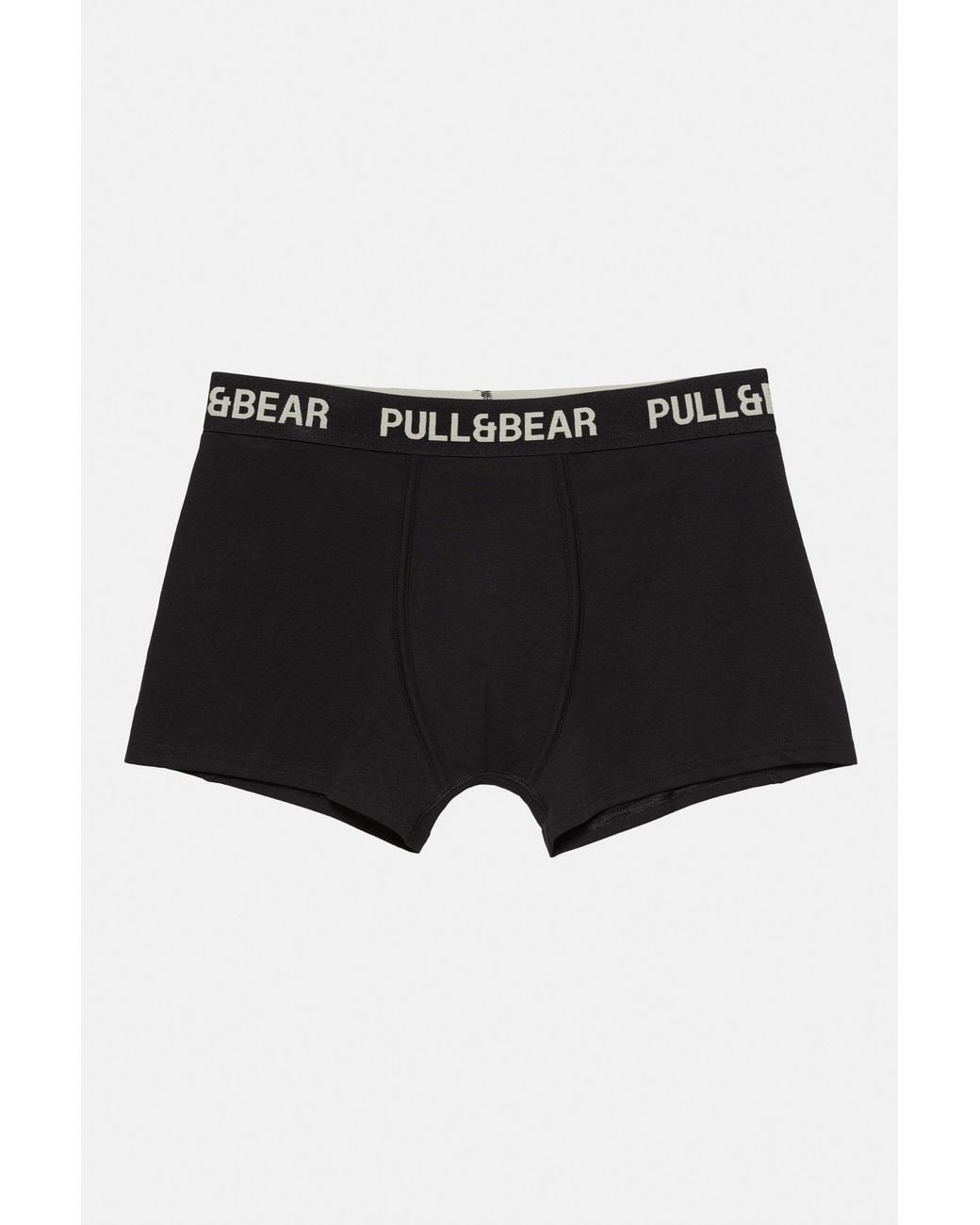 Pull&Bear 3-Pack Boxershorts in het Black voor heren