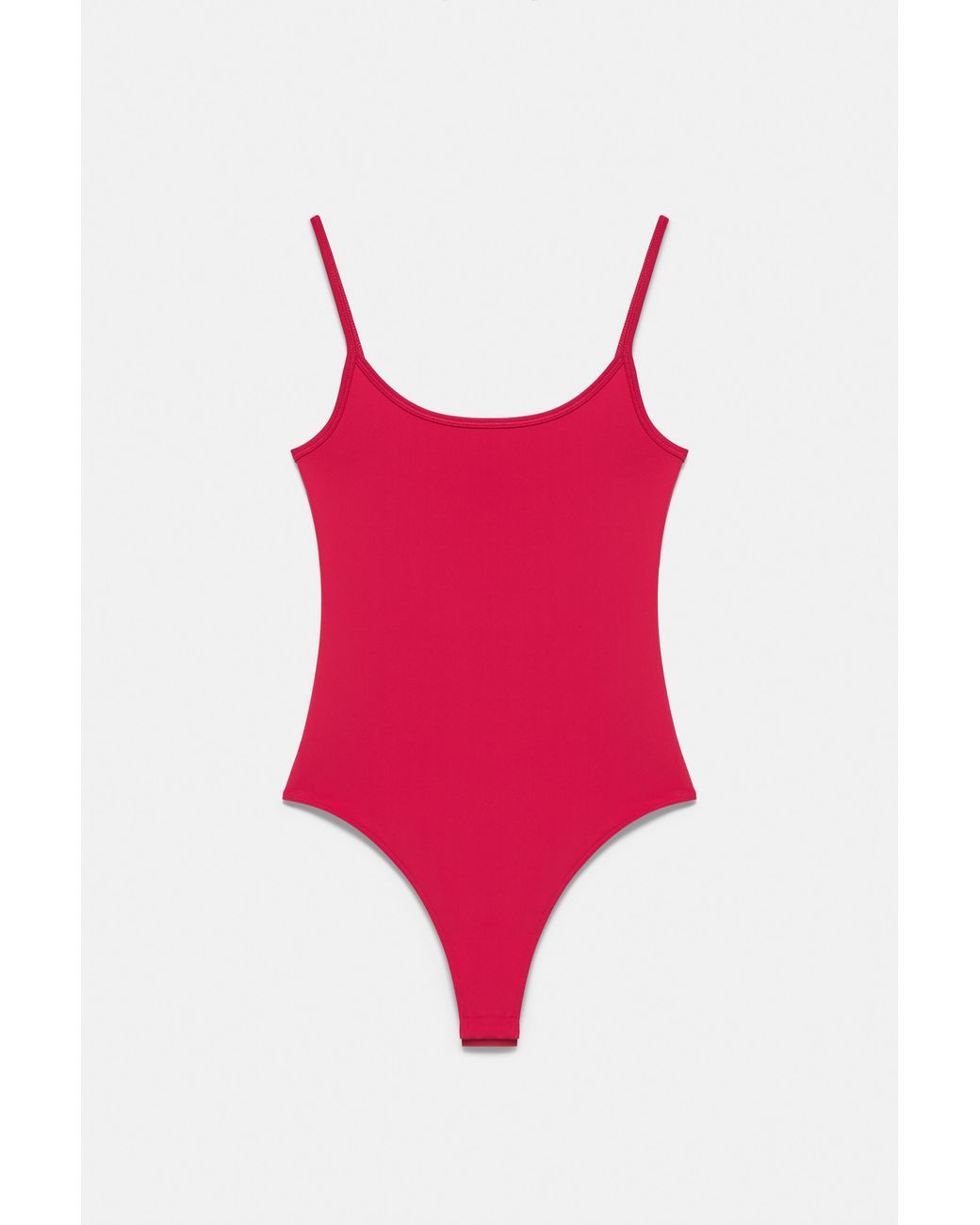 Pull&Bear Red Body Mit Spaghettiträgern