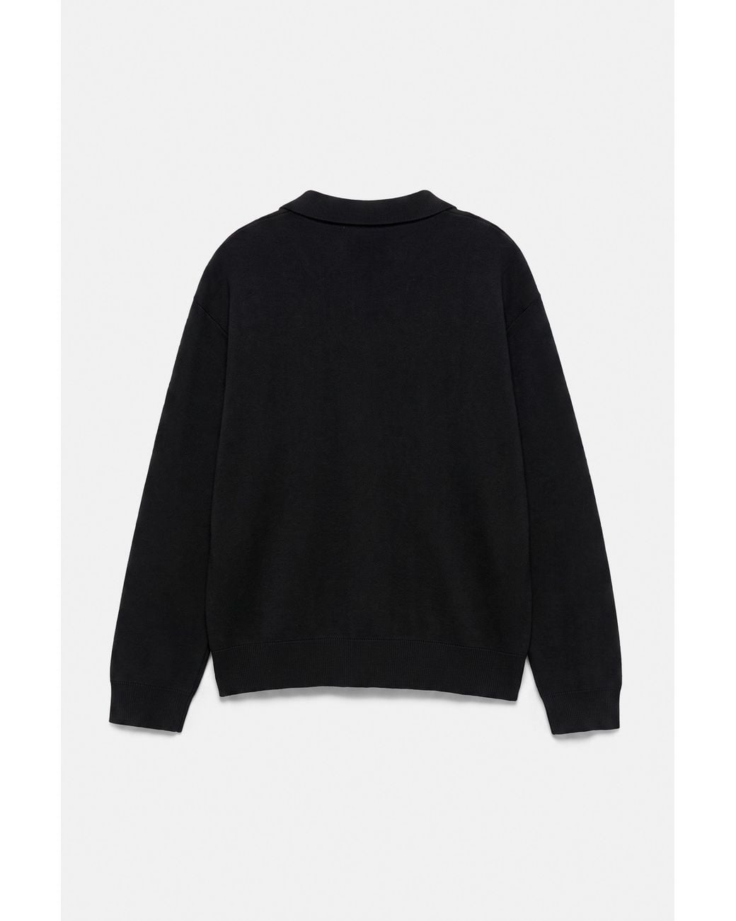 Polo di Pull&Bear in Black da Uomo