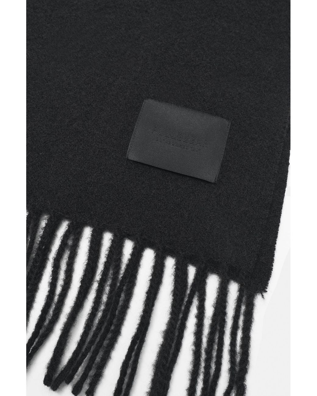 Pull&Bear Basic Sjaal Met Kwastjes in het Black voor heren