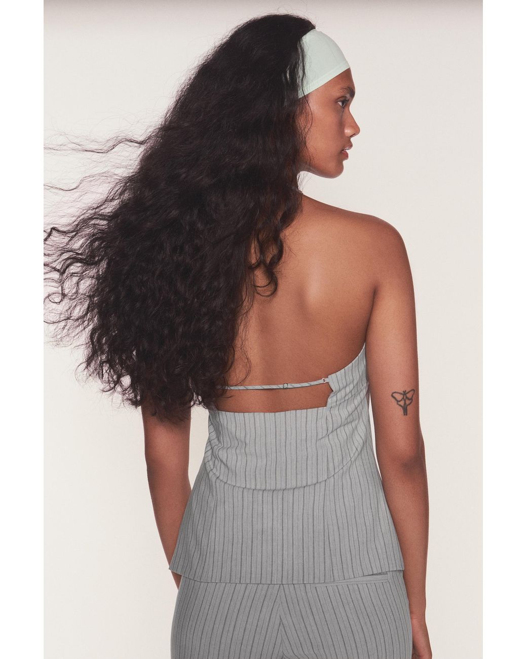 Pull&Bear Gray Halter Top