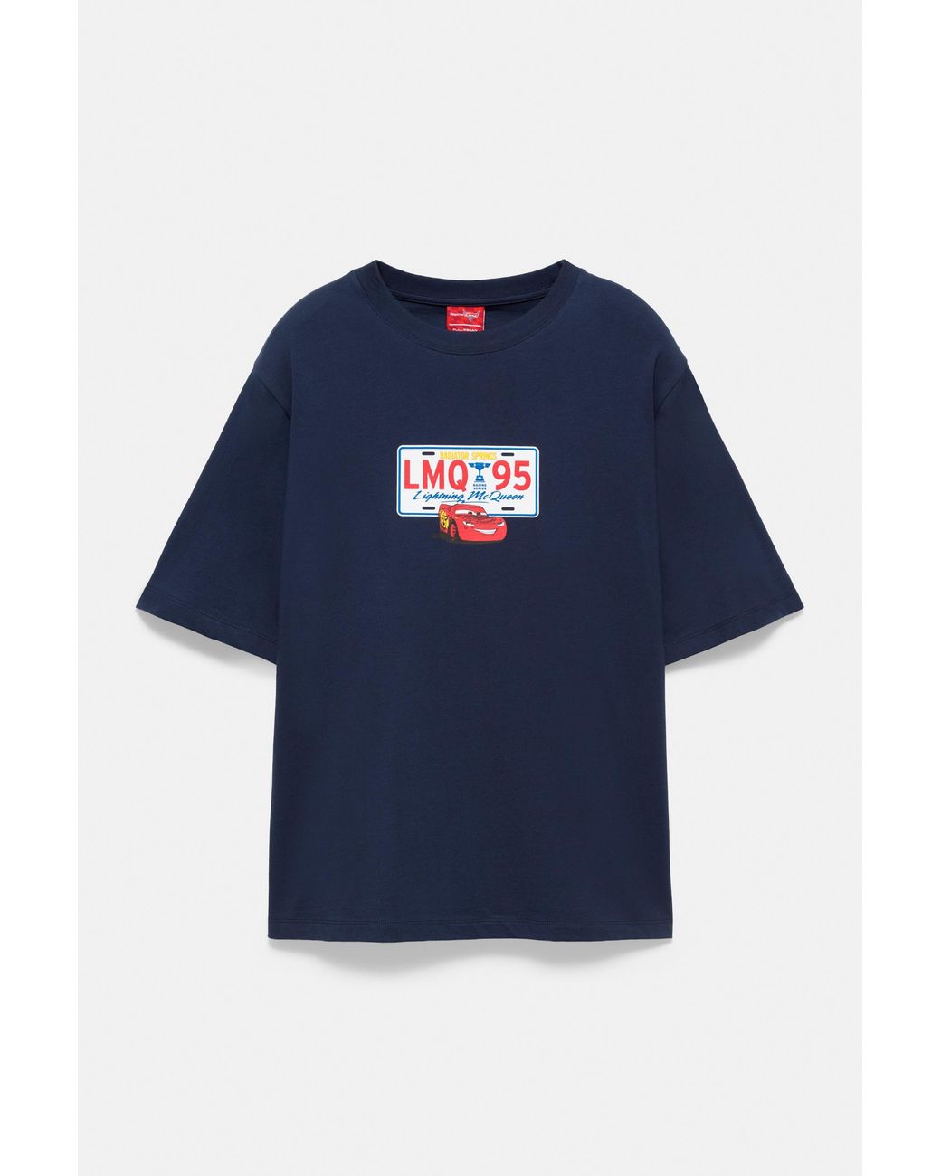 Pull&Bear Blue Cars T-Shirt for men