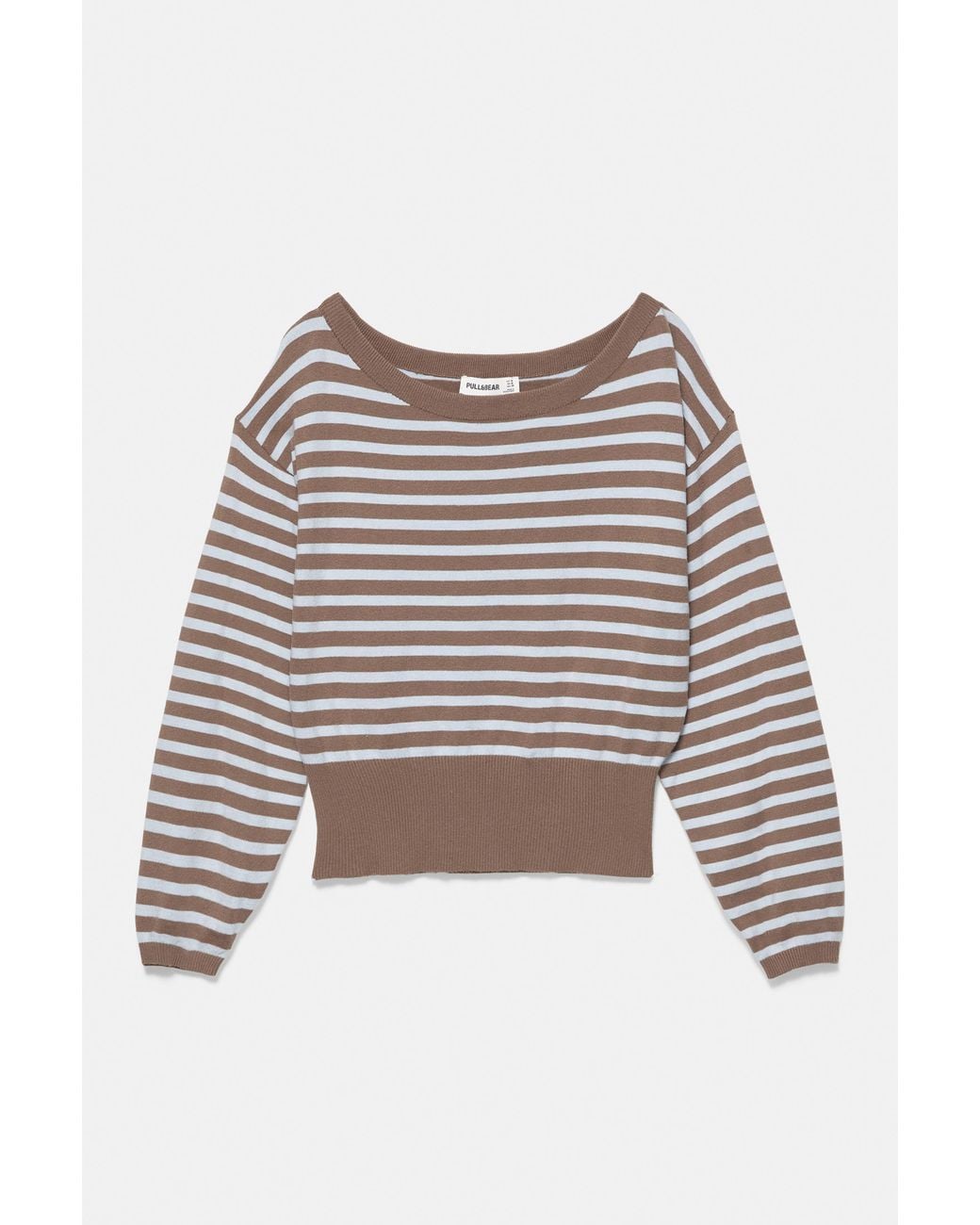 Pull À Encolure Asymétrique Pull&Bear en coloris Blue