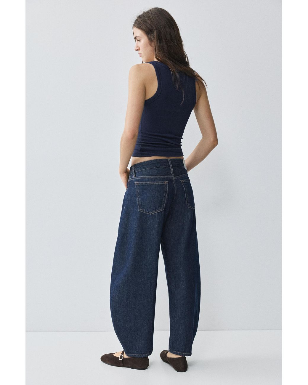 Pull&Bear Blue Basic Tank Top