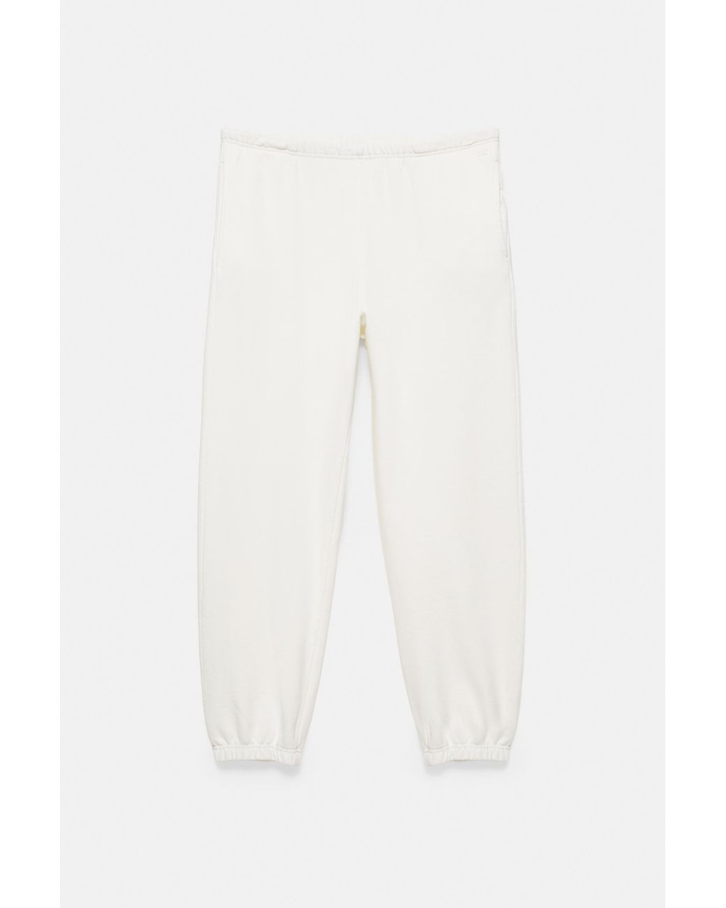 Pull&Bear White Basic Joggers