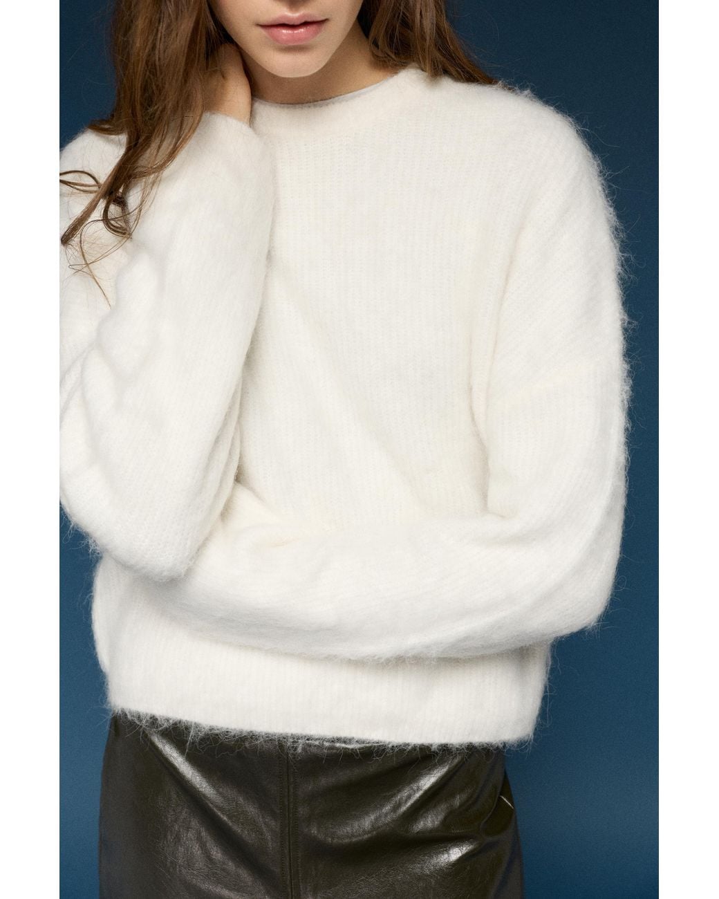 Pull&Bear Blue Soft-Touch Knit Jumper
