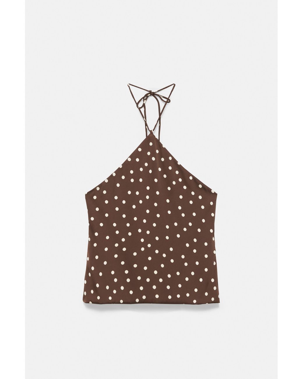 Top Halter Satinato di Pull&Bear in Multicolor