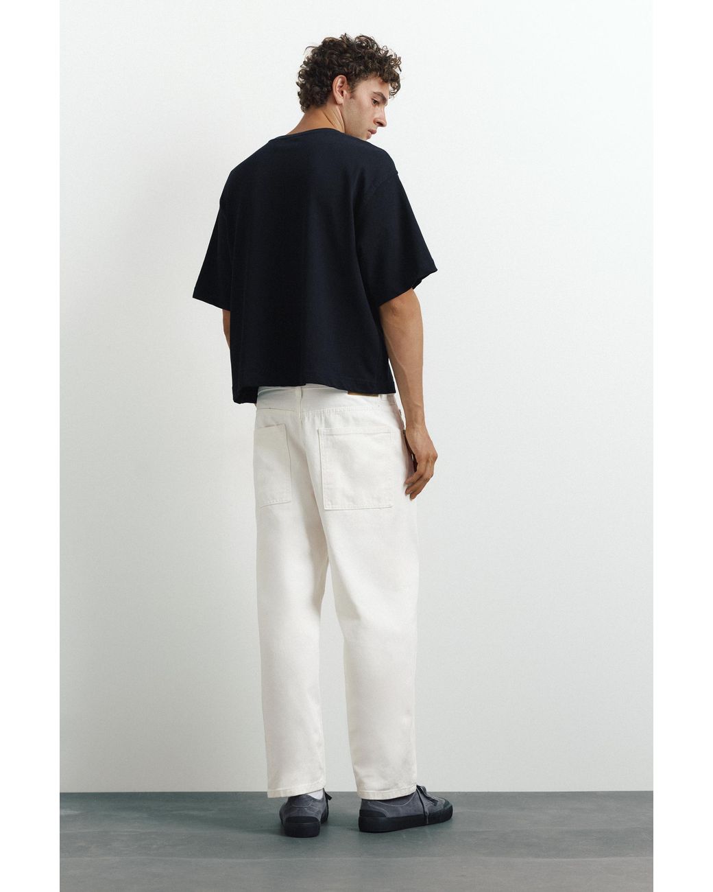 Pull&Bear Green Tapered Jeans for men