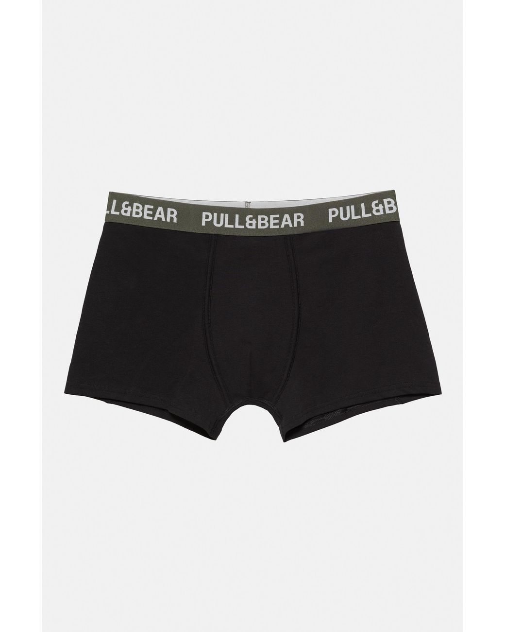 Pull&Bear Black Pack Of 3 Boxers for men