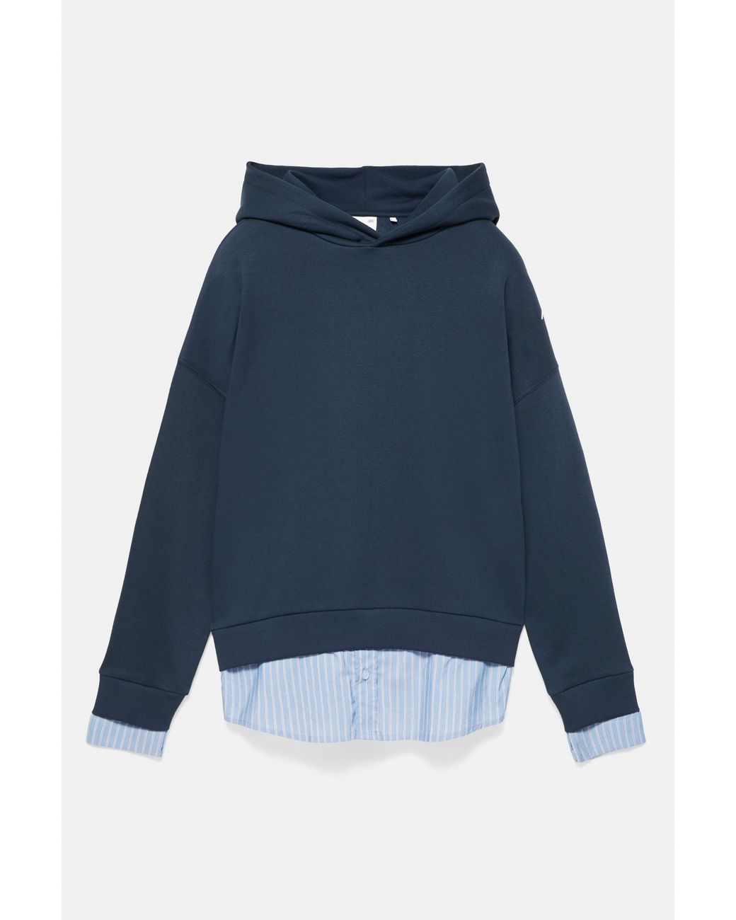 Pull&Bear Blue Combined Hoodie
