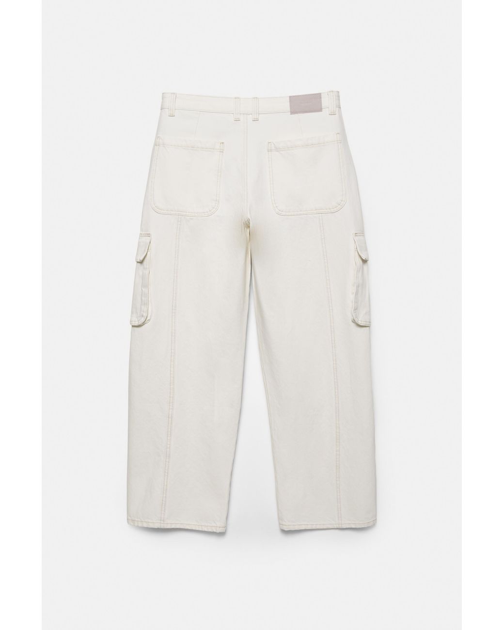 Pull&Bear Baggy Cargo Jeans in het Black voor heren