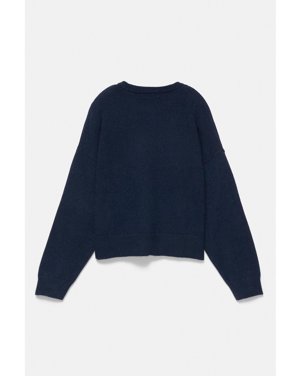 Pull Boxy En Maille Soft Pull&Bear en coloris Blue