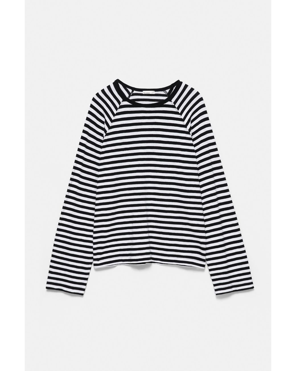 Pull&Bear Multicolor Long Sleeve Raglan T-Shirt