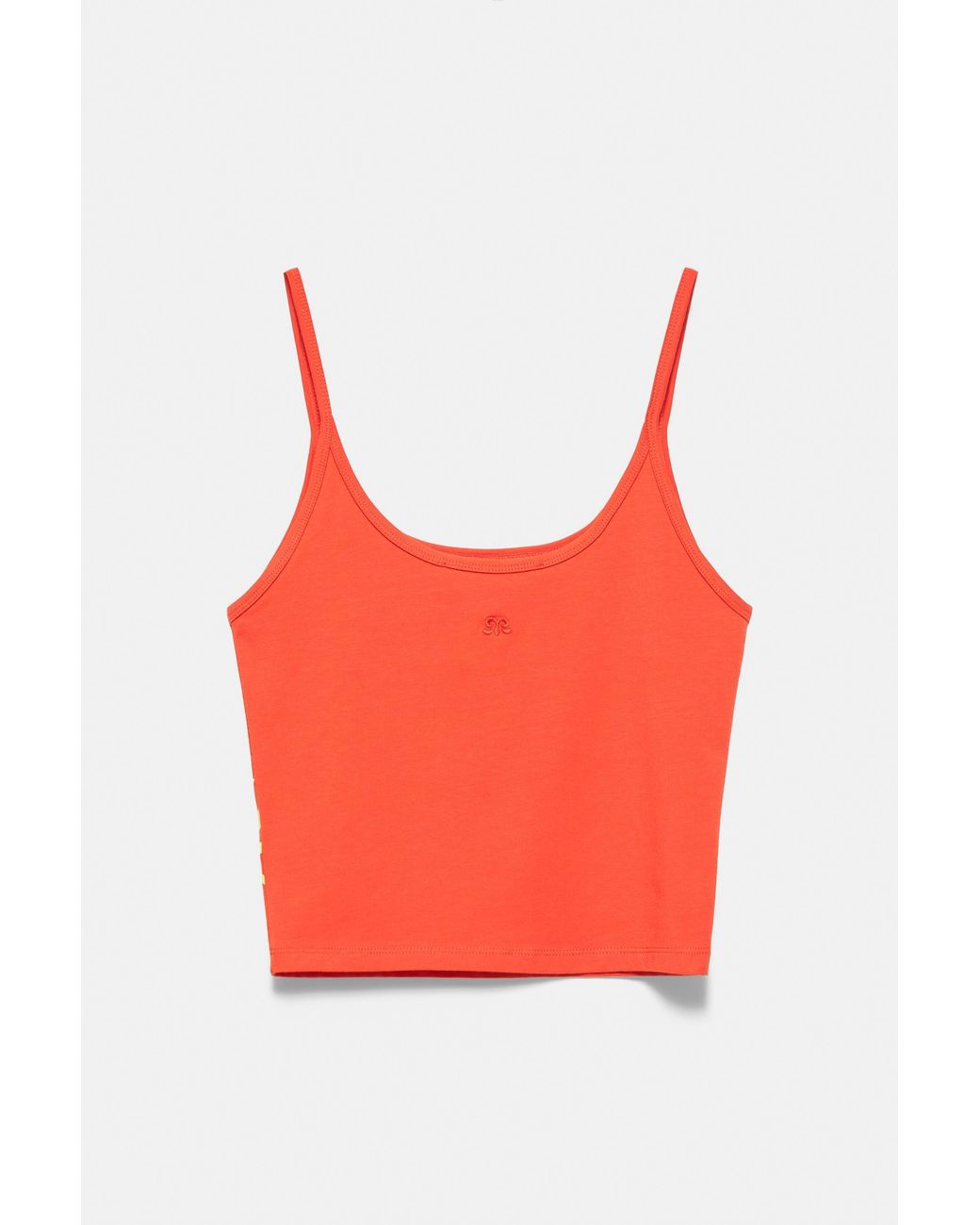 Pull&Bear Oranje Top Met Zonneprint in het Red