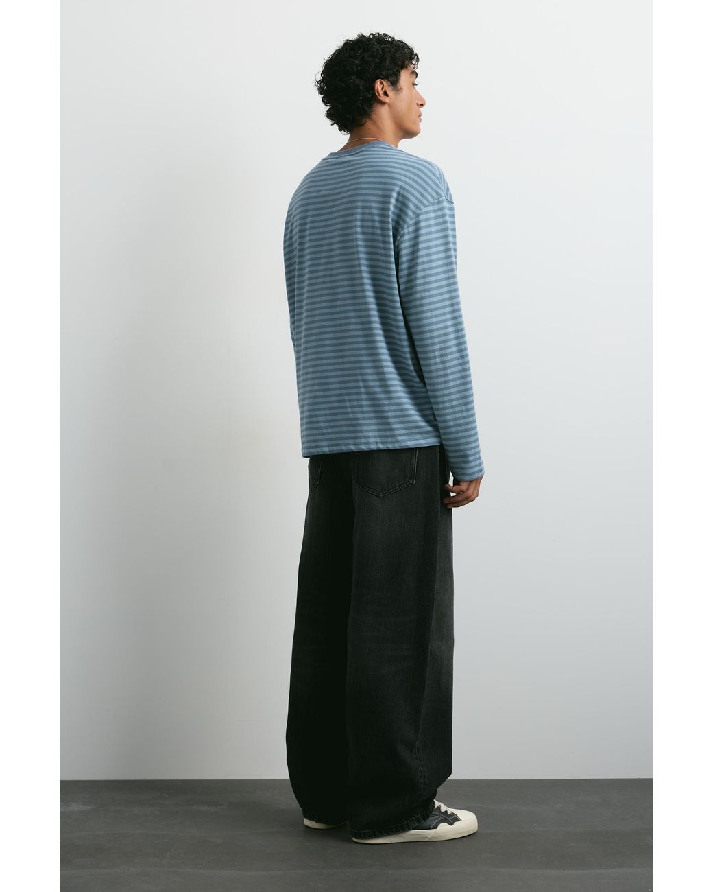 Pull&Bear Baggy Pofmouw Jeans in het Gray voor heren