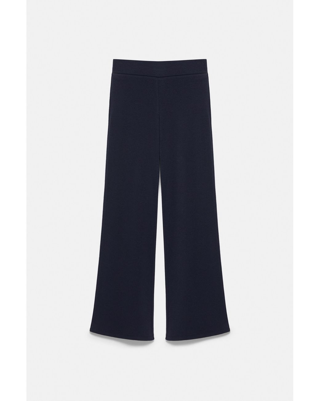 Pull&Bear Flared Broek Soft Touch in het Gray