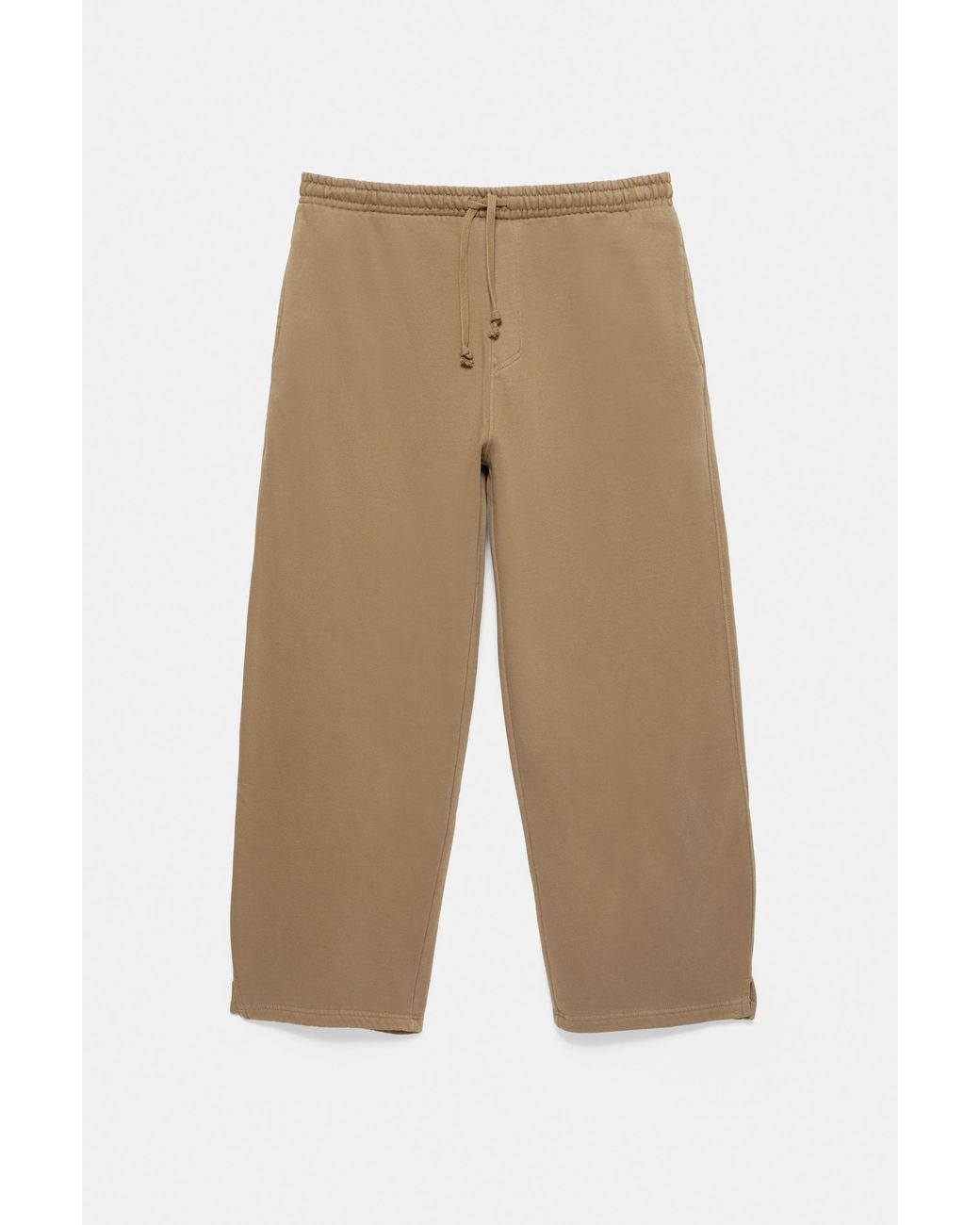 Pull&Bear Natural Stwd Jogger Trousers for men