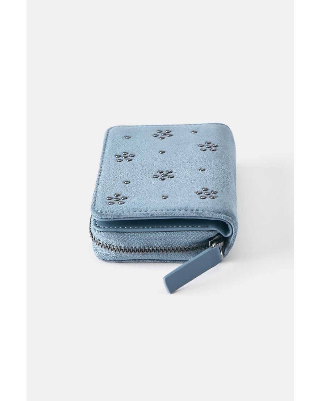 Pull&Bear Blue Studded Wallet