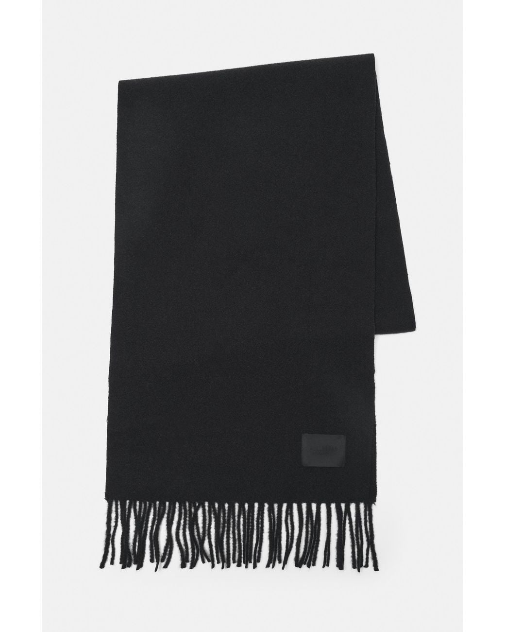 Pull&Bear Basic Sjaal Met Kwastjes in het Black voor heren