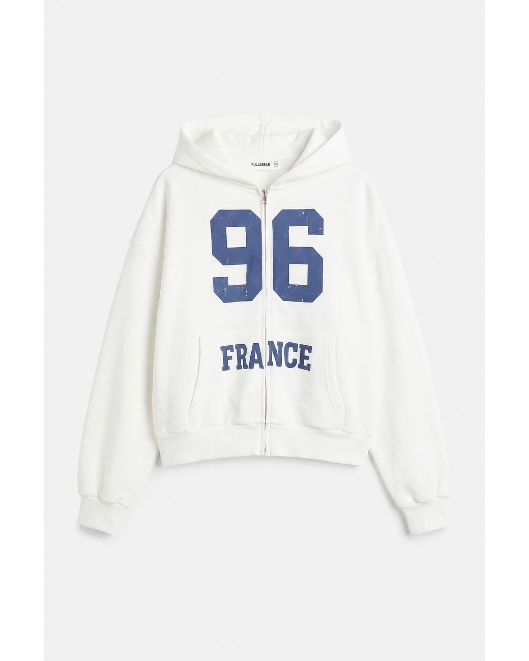 Pull&Bear Multicolor France Zip-Up Hoodie