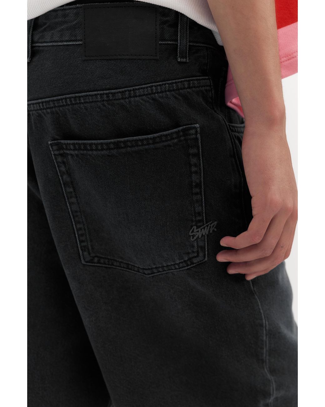 Pull&Bear Multicolor Baggy Denim Bermuda Shorts for men
