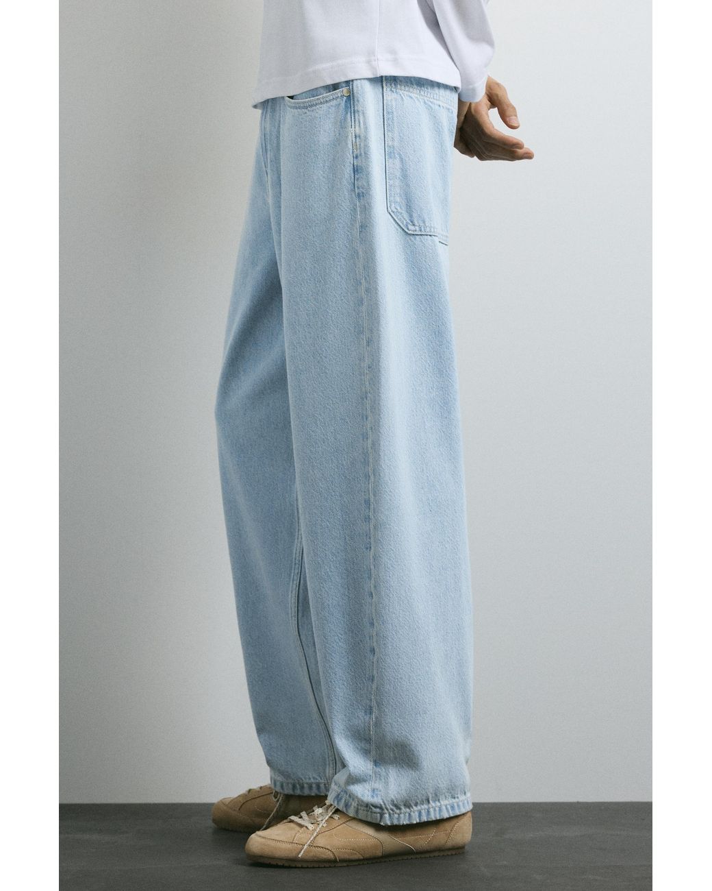 Pull&Bear Barrel Jeans in het Blue voor heren