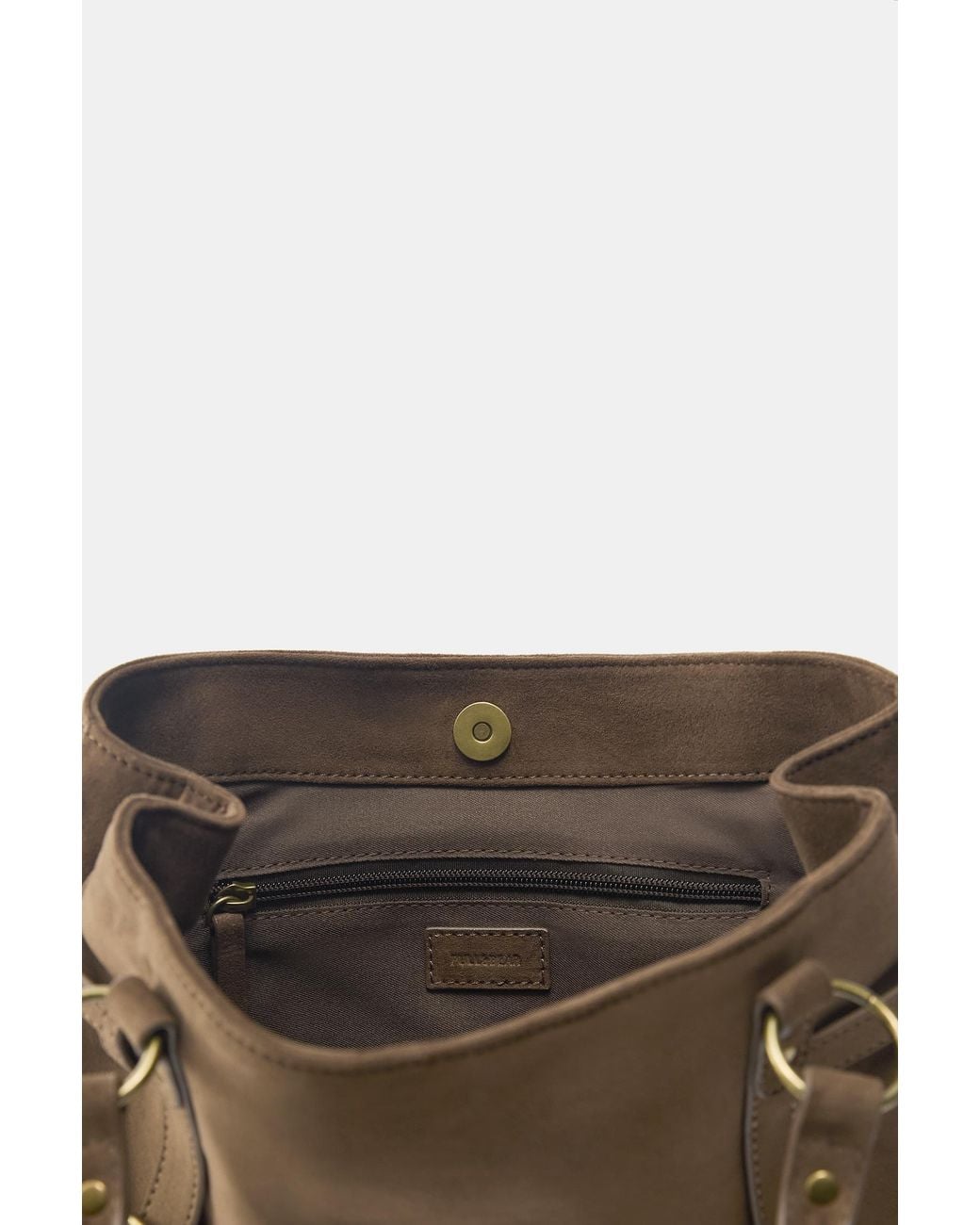 Sac Porté Épaule À Boucles Pull&Bear en coloris Black