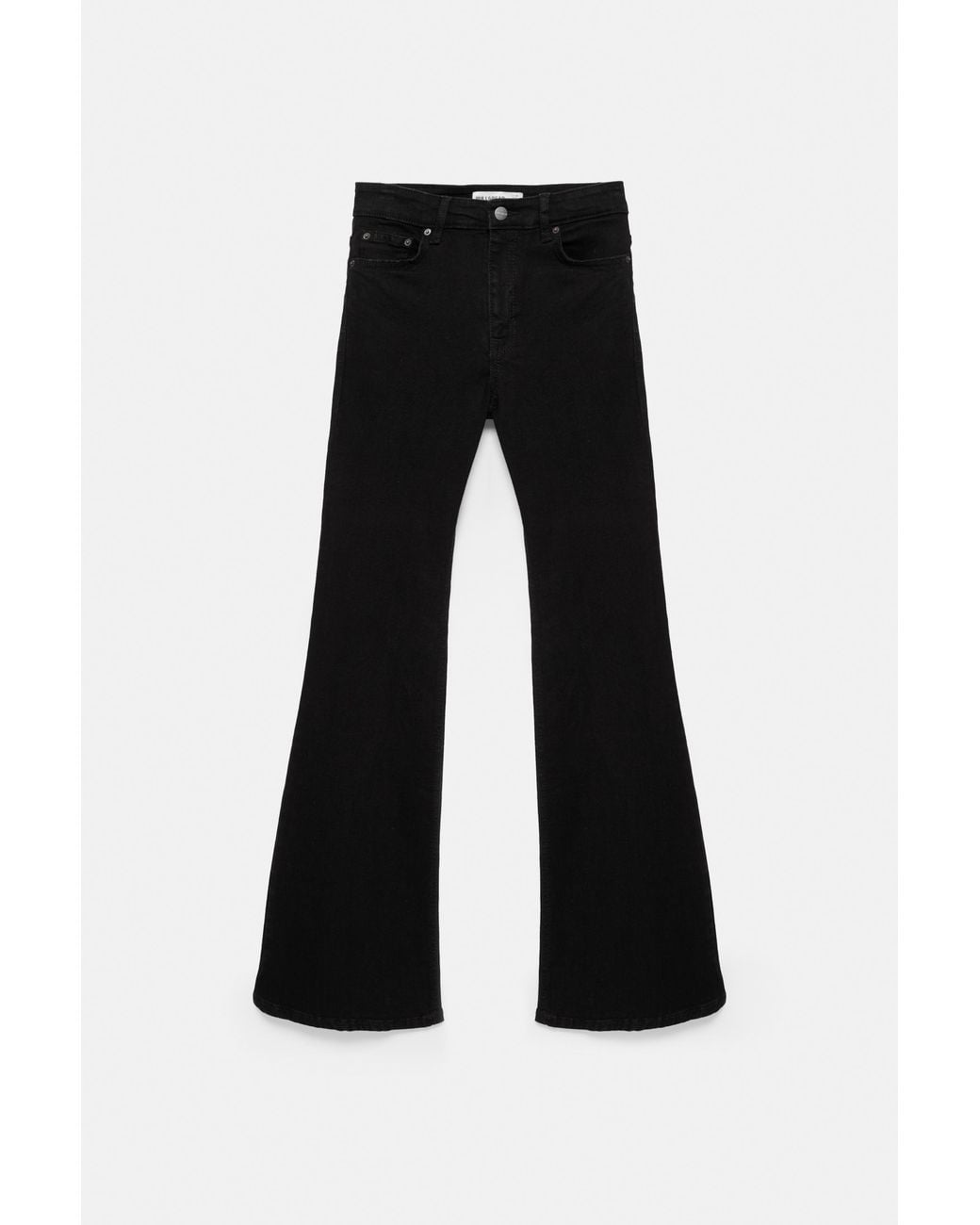 Pull&Bear Black Skinny Flare Jeans