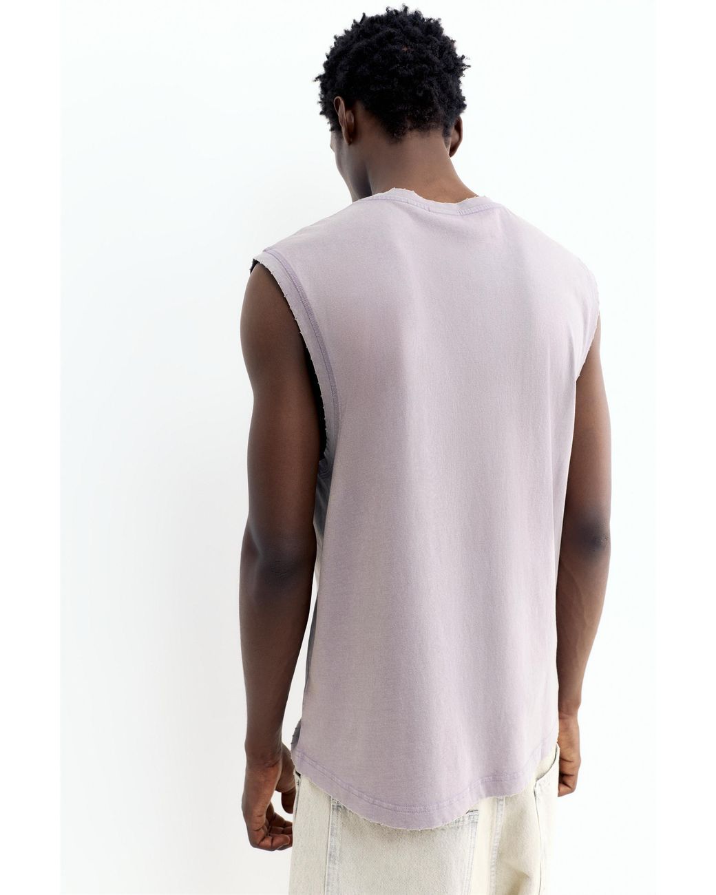 Pull&Bear Purple Strappy Top for men