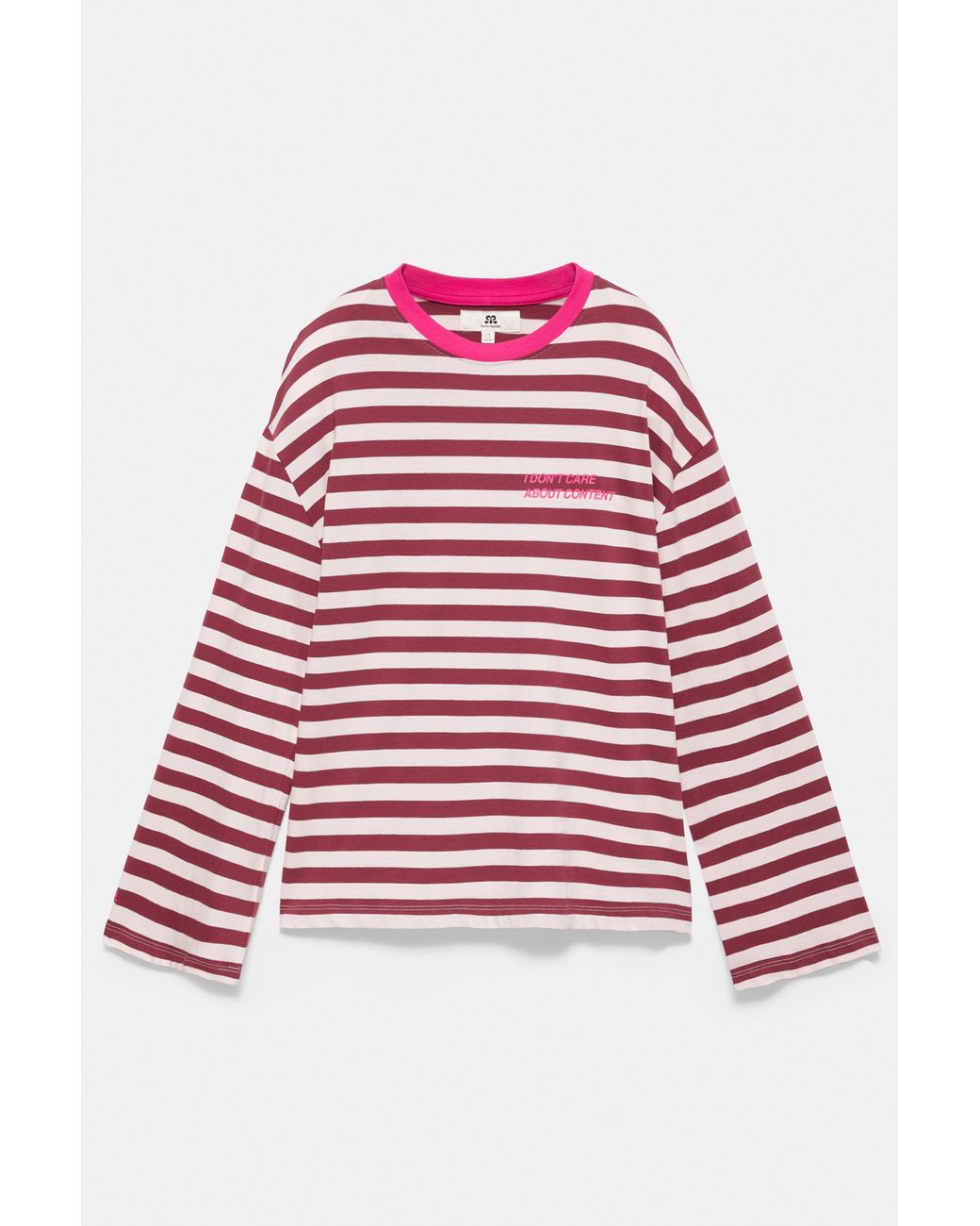 Pull&Bear Multicolor Striped Long Sleeve T-Shirt