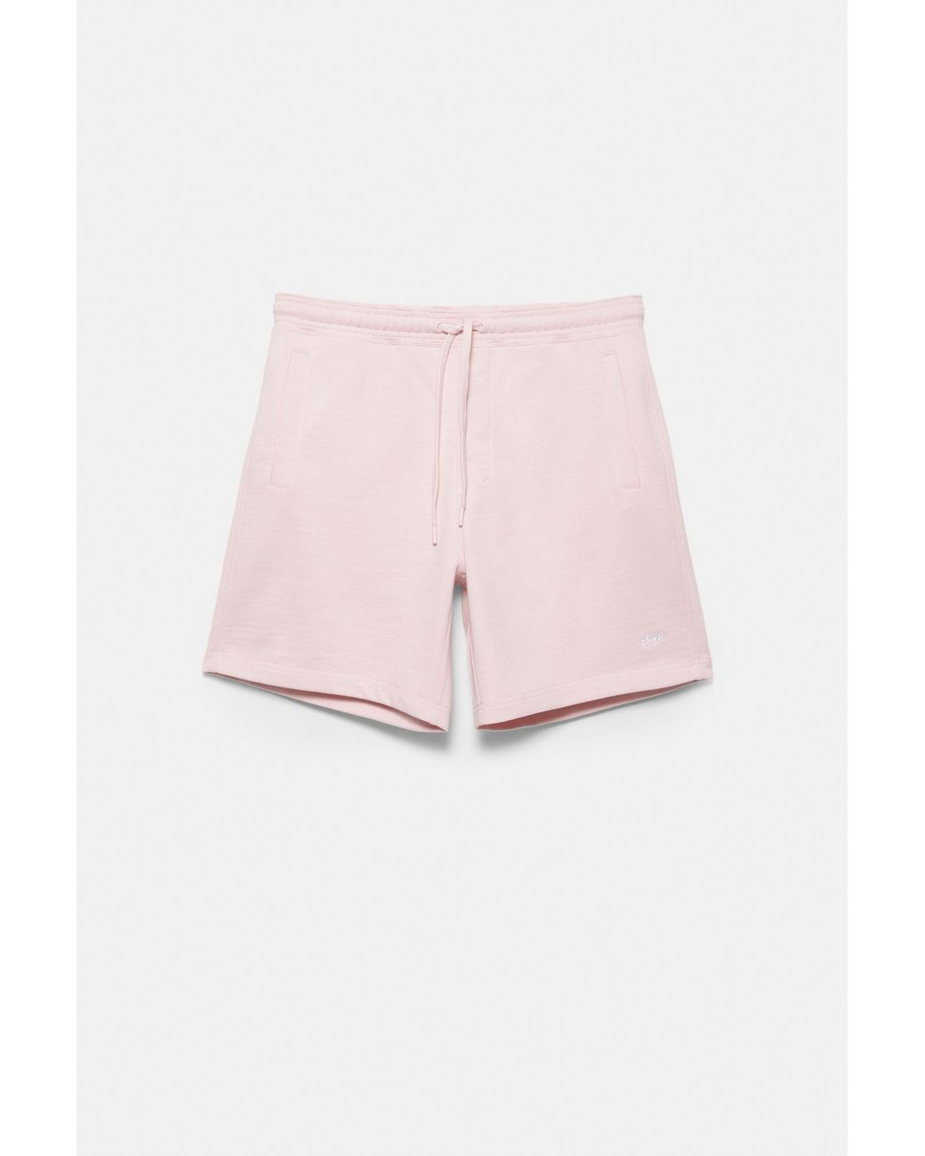 Pull&Bear Pink Stwd Jogger Bermuda Shorts for men