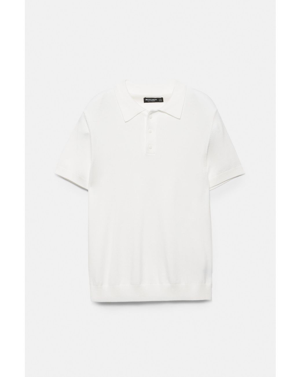 Polo di Pull&Bear in Blue da Uomo