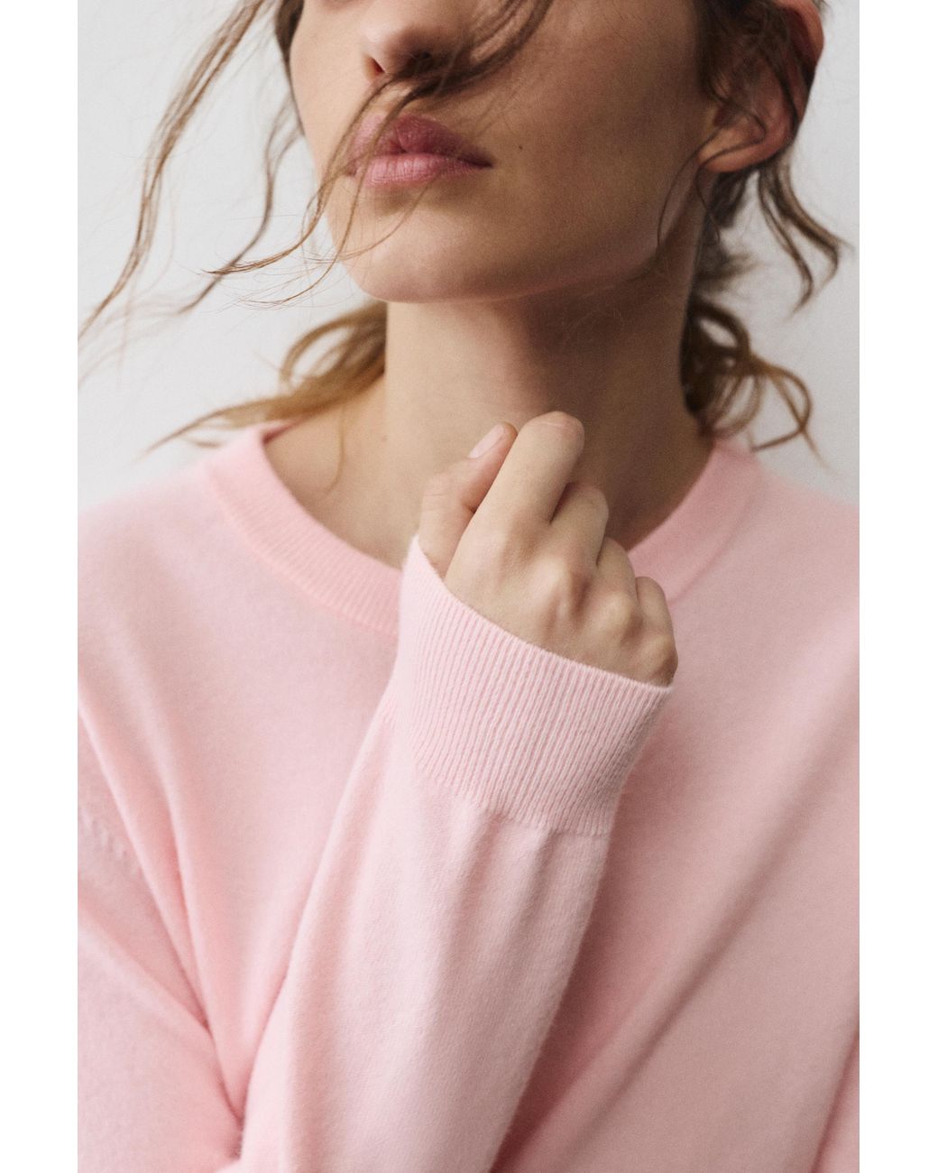 Pull&Bear Pink Basic Soft Knit Jumper