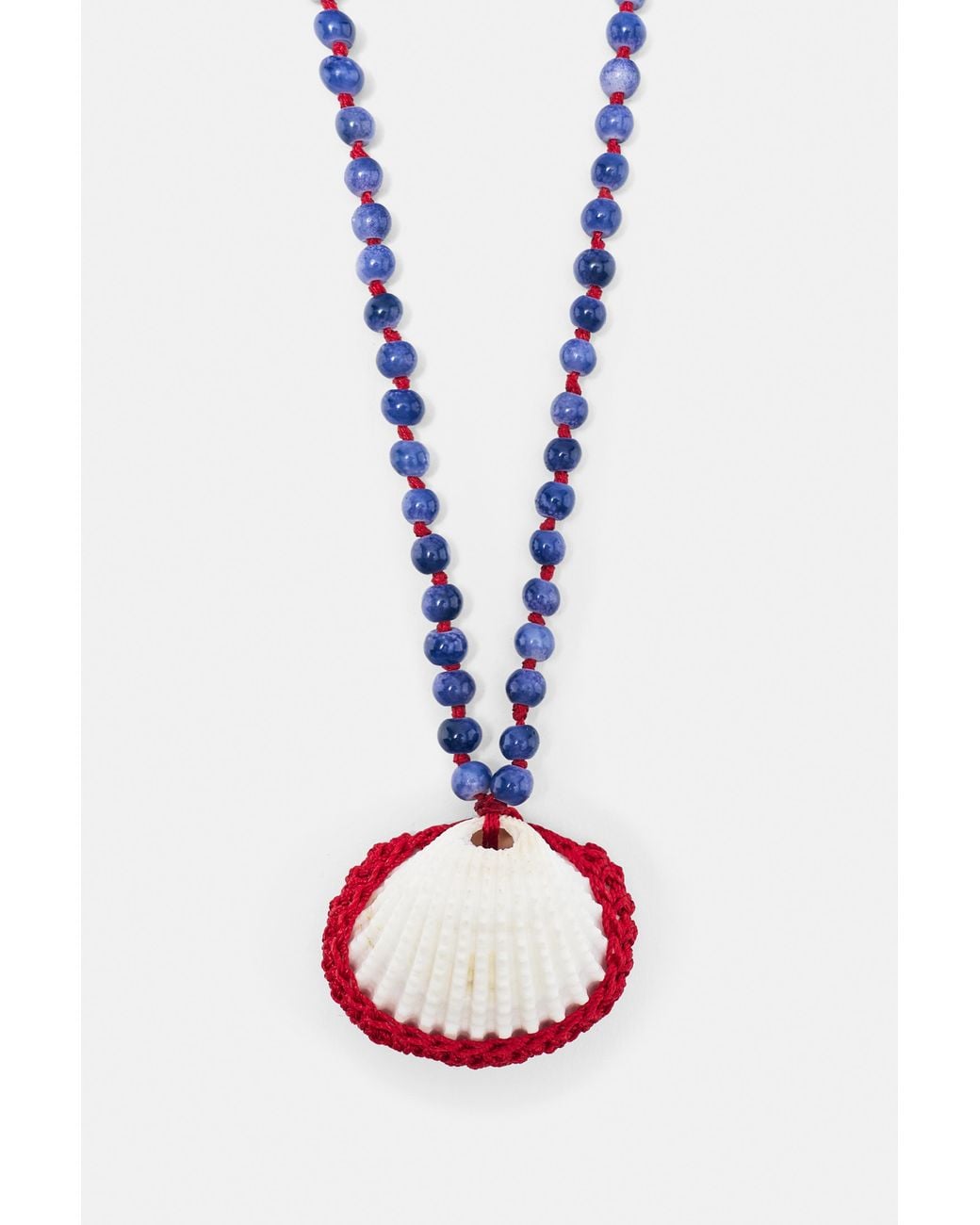 Pull&Bear White Seashell Bead Necklace