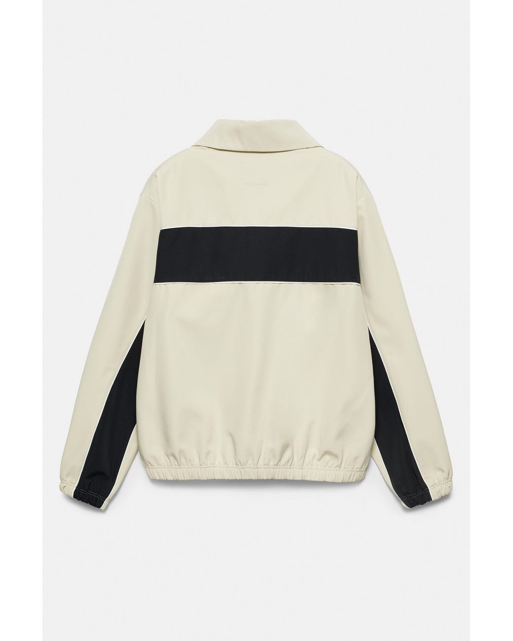 Pull&Bear Multicolor Panelled Zip-Up Jacket for men